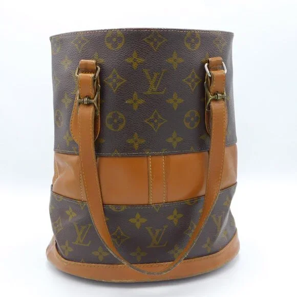 Louis Vuitton Vintage Bucket Bag | Medium | Leather Trim & Handles | Fair Cond - Picture 9 of 16